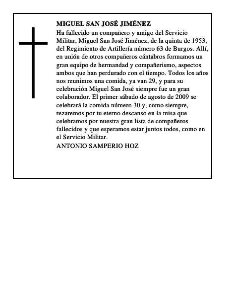 Miguel San José Jiménez