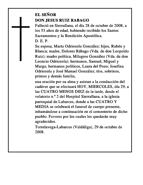 DON JESUS RUIZ RABAGO