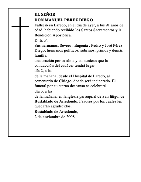 DON MANUEL PEREZ DIEGO