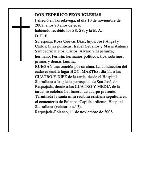 DON FEDERICO PEON IGLESIAS