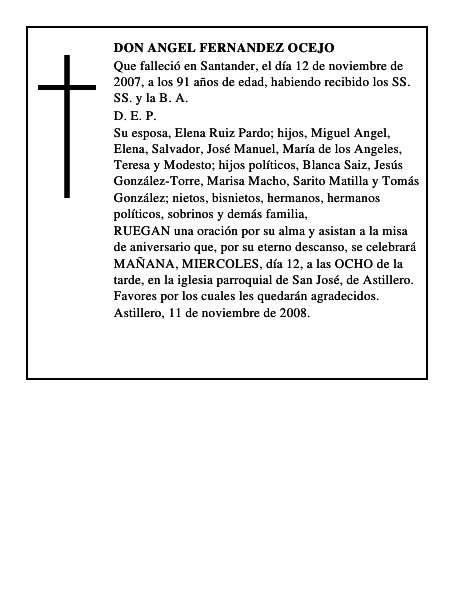 DON ANGEL FERNANDEZ OCEJO