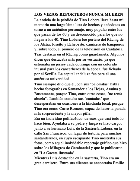 Los viejos reporteros nunca mueren
