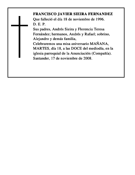 FRANCISCO JAVIER SIEIRA FERNANDEZ
