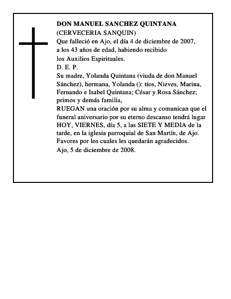 DON MANUEL SANCHEZ QUINTANA
