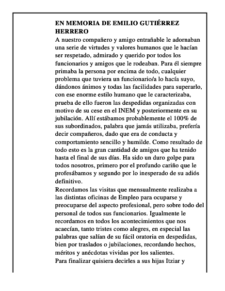 En memoria de Emilio Gutiérrez Herrero