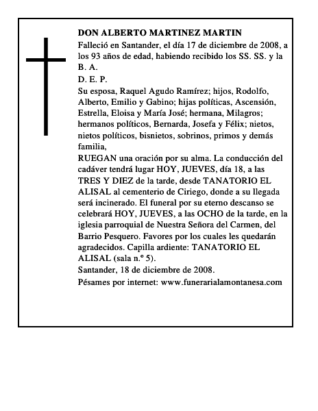 DON ALBERTO MARTINEZ MARTIN