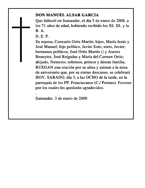 DON MANUEL ALSAR GARCIA