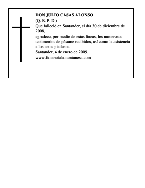DON JULIO CASAS ALONSO