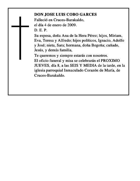 DON JOSE LUIS COBO GARCES