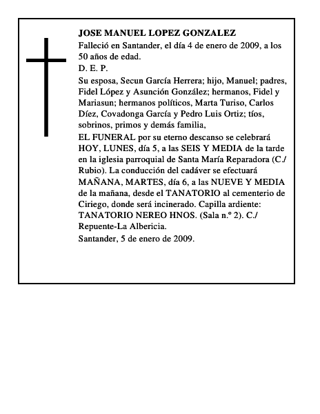 JOSE MANUEL LOPEZ GONZALEZ