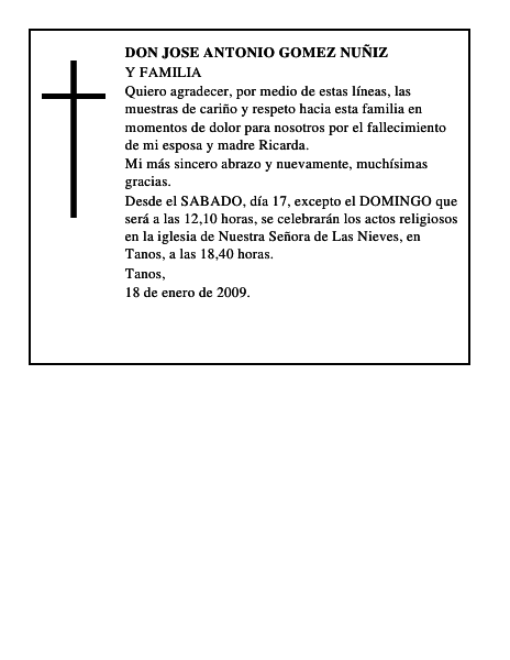 DON JOSE ANTONIO GOMEZ NUÑIZ