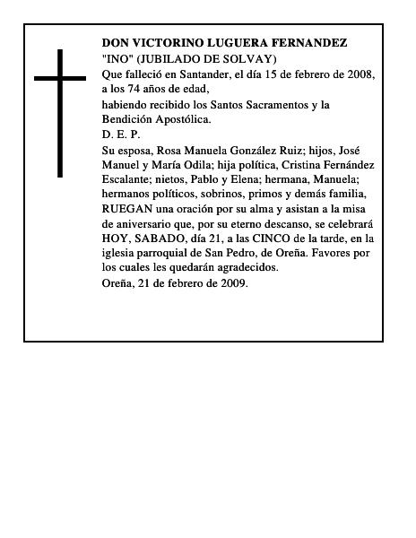 DON VICTORINO LUGUERA FERNANDEZ