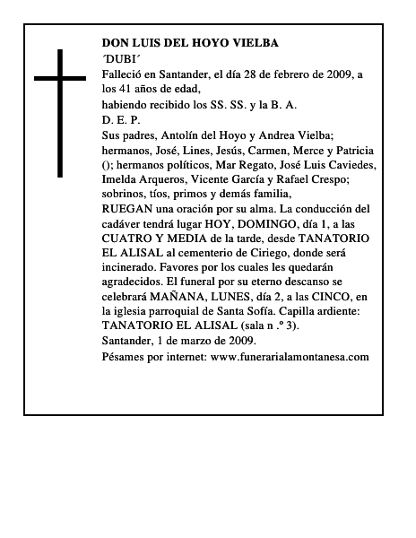 DON LUIS DEL HOYO VIELBA