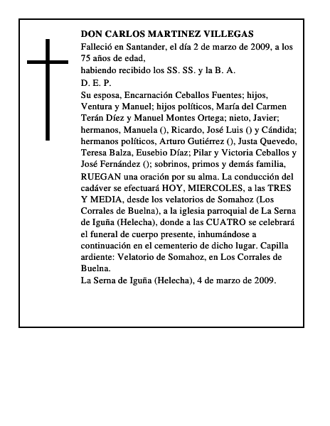 DON CARLOS MARTINEZ VILLEGAS