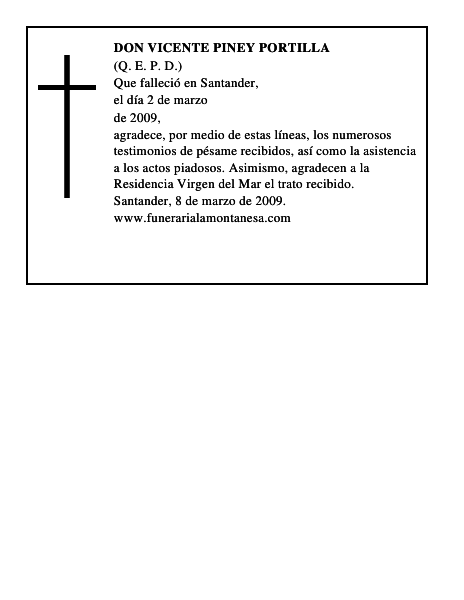 DON VICENTE PINEY PORTILLA