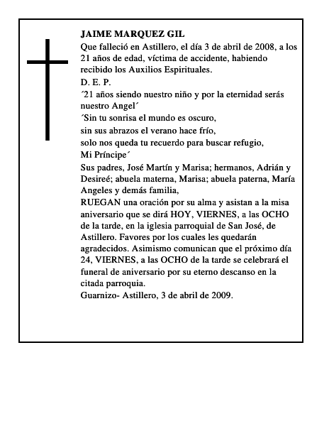JAIME MARQUEZ GIL