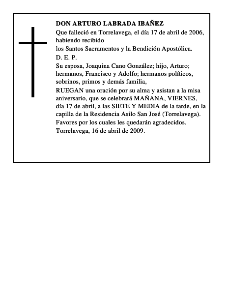 DON ARTURO LABRADA IBAÑEZ