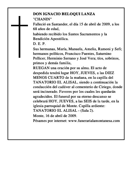 DON IGNACIO BELOQUI LANZA