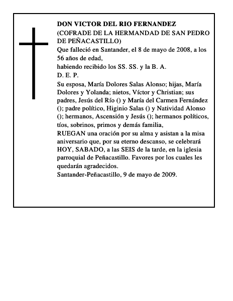 DON VICTOR DEL RIO FERNANDEZ