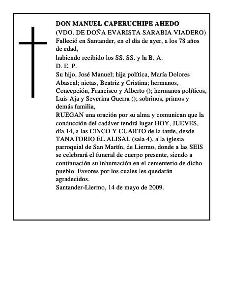 DON MANUEL CAPERUCHIPE AHEDO