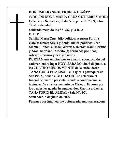 DON EMILIO NEGUERUELA IBAÑEZ