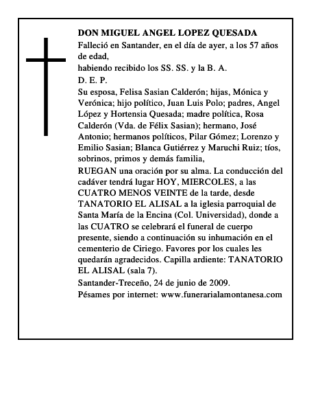 DON MIGUEL ANGEL LOPEZ QUESADA