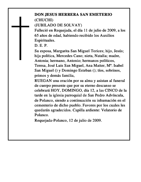 DON JESUS HERRERA SAN EMETERIO