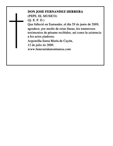 DON JOSE FERNANDEZ HERRERA