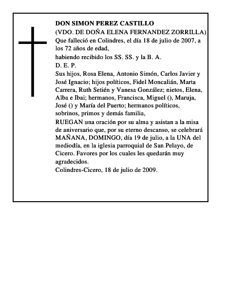 DON SIMON PEREZ CASTILLO