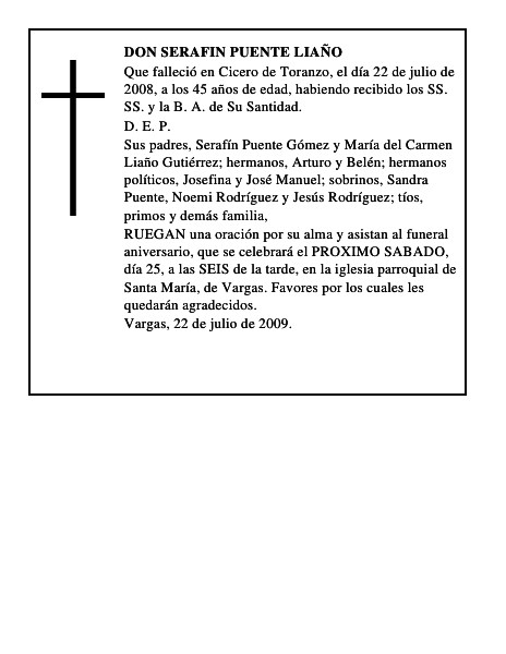 DON SERAFIN PUENTE LIAÑO
