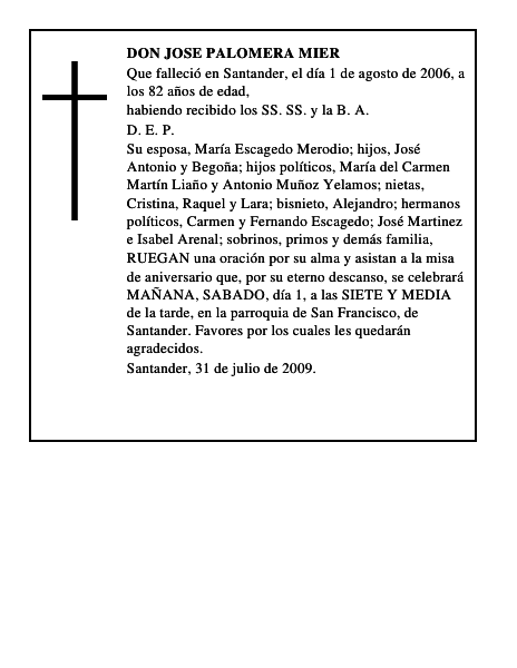 DON JOSE PALOMERA MIER