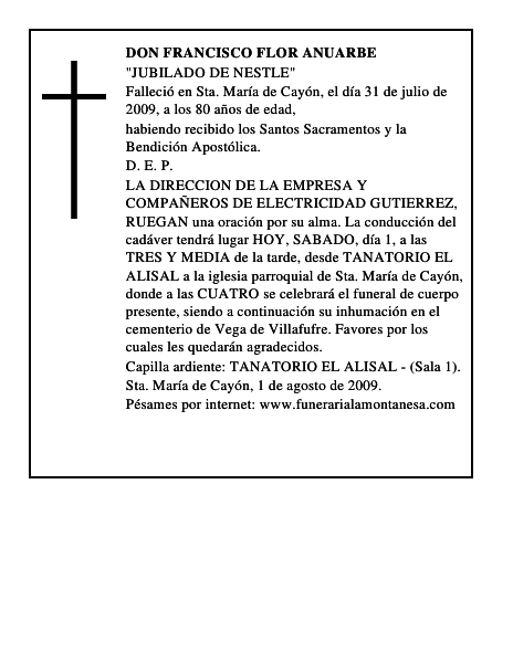 DON FRANCISCO FLOR ANUARBE