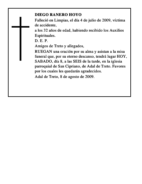 DIEGO RANERO HOYO