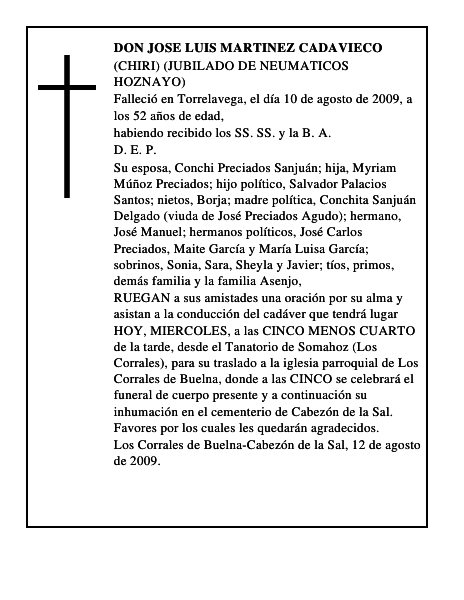 DON JOSE LUIS MARTINEZ CADAVIECO