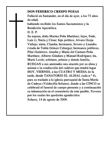DON FEDERICO CRESPO POZAS