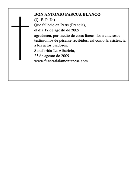 DON ANTONIO PASCUA BLANCO