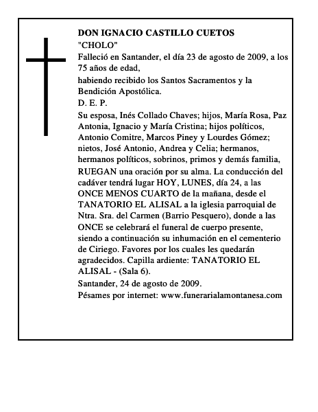 DON IGNACIO CASTILLO CUETOS