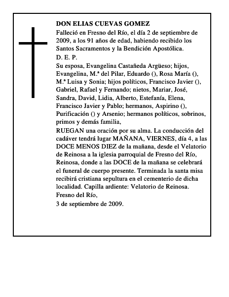 DON ELIAS CUEVAS GOMEZ