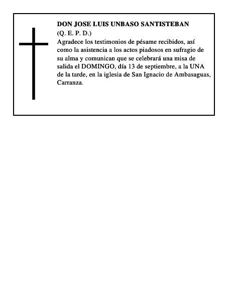 DON JOSE LUIS UNBASO SANTISTEBAN