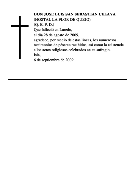 DON JOSE LUIS SAN SEBASTIAN CELAYA