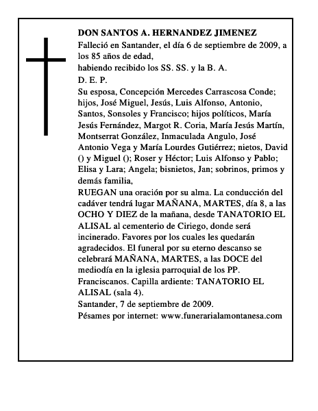 DON SANTOS A. HERNANDEZ JIMENEZ