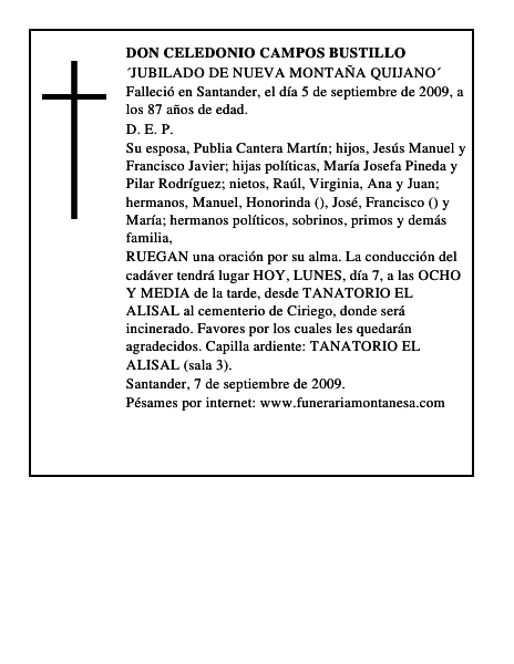 DON CELEDONIO CAMPOS BUSTILLO