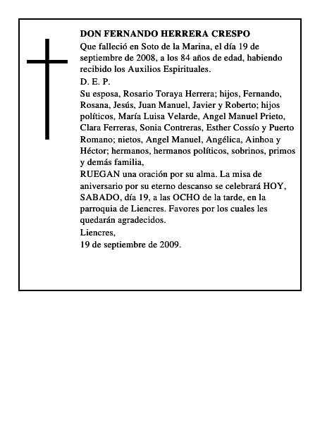 DON FERNANDO HERRERA CRESPO
