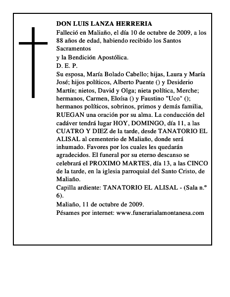 DON LUIS LANZA HERRERIA