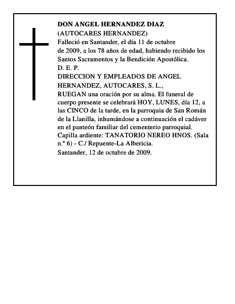 DON ANGEL HERNANDEZ DIAZ