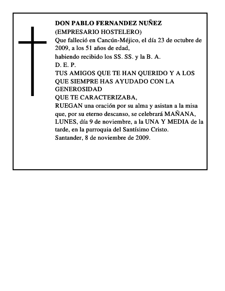 DON PABLO FERNANDEZ NUÑEZ