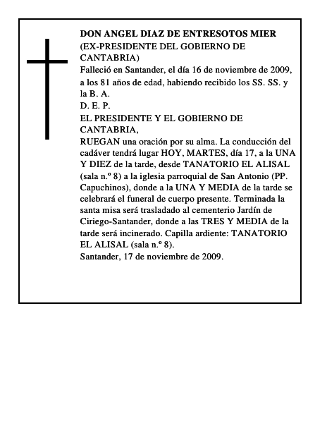 DON ANGEL DIAZ DE ENTRESOTOS MIER