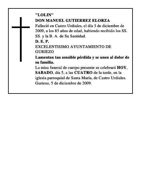 DON MANUEL GUTIERREZ ELORZA