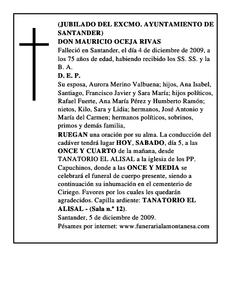 DON MAURICIO OCEJA RIVAS