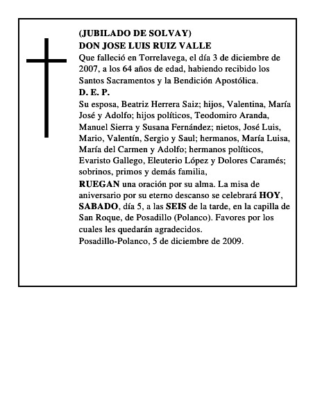 DON JOSE LUIS RUIZ VALLE